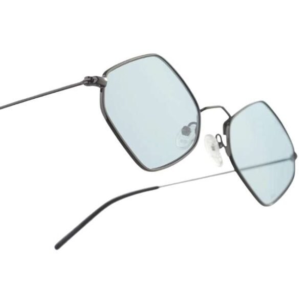 Opium Unisex Gun Metal Rectangular Sunglasses | Op-10248-C02
