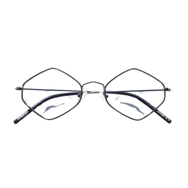 Opium Unisex Gun Metal Rectangular Sunglasses | Op-10248-C02