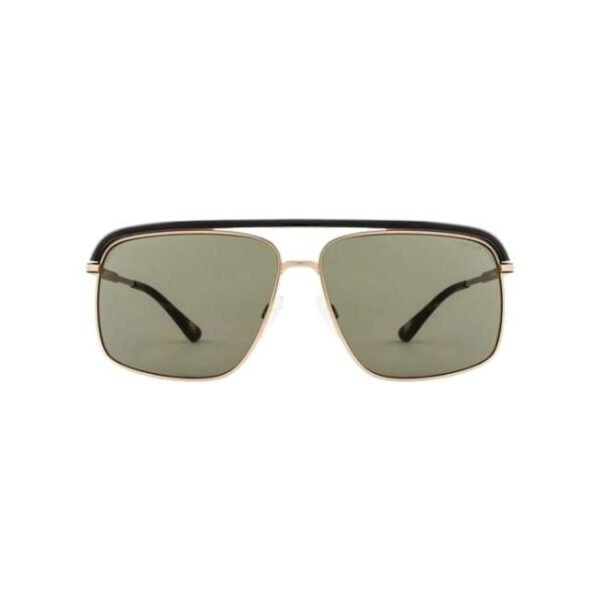 Opium Unisex Gold Rectangular Sunglasses | Op-1939-C02