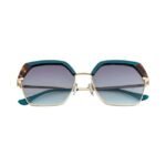 Opium Women Gold Clubmaster Sunglasses | Op-1950-C03