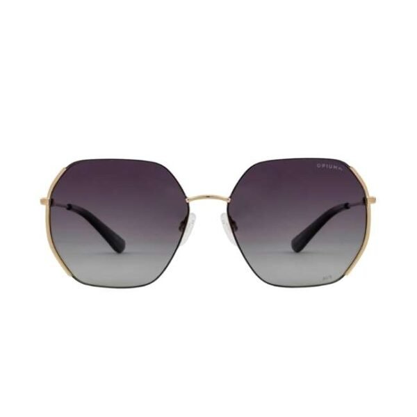 Opium Women Gold Geometric Sunglasses | Op-1955-C02