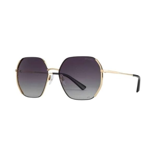 Opium Women Gold Geometric Sunglasses | Op-1955-C02
