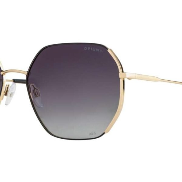Opium Women Gold Geometric Sunglasses | Op-1955-C02