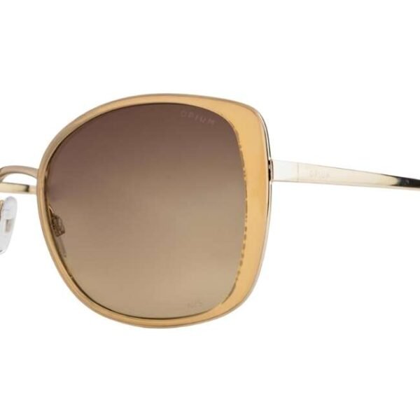 Opium Women Brown Butterfly Sunglasses | Op-1961-C04