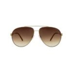 Opium Unisex Gold Aviator Sunglasses | Op-1968-C01