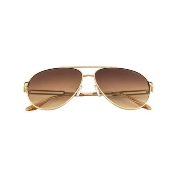 Opium Unisex Gold Aviator Sunglasses | Op-1968-C01