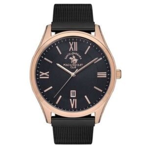 Santa Barbara Men Black Dial Quartz Watch -SB.1.10236-4