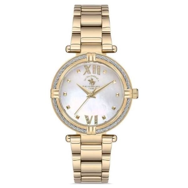Santa Barbara Men Mother of Pearl Dial Quartz Watch -SB.1.10251-3