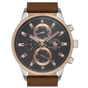 Santa Barbara Men Black Dial Quartz Watch -SB.1.10389-5