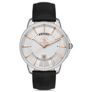Santa Barbara Men Silver Dial Quartz Watch -SB.1.10427-1