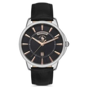 Santa Barbara Men Black Dial Quartz Watch -SB.1.10427-2