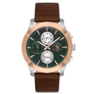 Santa Barbara Men Green Dial Quartz Watch -SB.1.10452-4