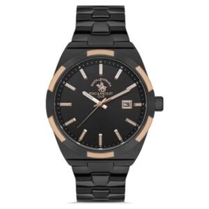 Santa Barbara Men Black Dial Quartz Watch -SB.1.10483-5