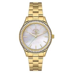 Santa Barbara Men Mother of Pearl Dial Analog Watch -SB.1.10490-2