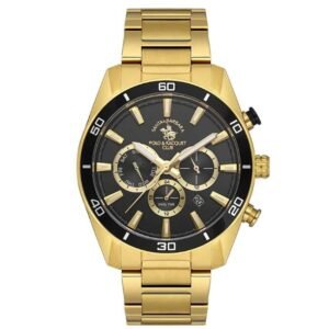 Santa Barbara Men Black Dial Quartz Watch -SB.1.10498-4