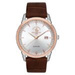Santa Barbara Men Silver Dial Analog Watch -SB.1.10513-3
