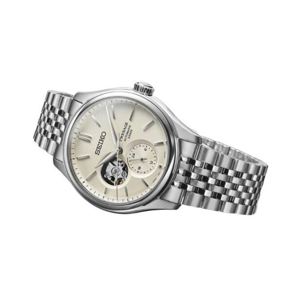 Seiko Presage Classic Series ‘Shiro-iro’ Open heart Watch -SPB469J1