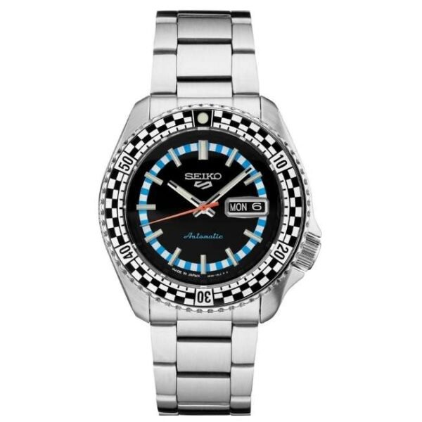 Seiko 5 Sports Black & White ‘Checker Flag’ Special Edition Watch -SRPK67K1