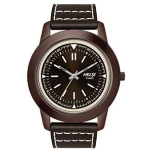 Helix Men Brown Dial Quartz Watch -TW028HG08