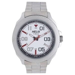 Helix Men White Dial Quartz Watch -TW034HG07