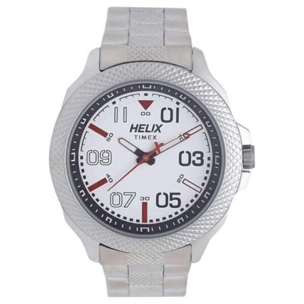 Helix Men White Dial Quartz Watch -TW034HG07