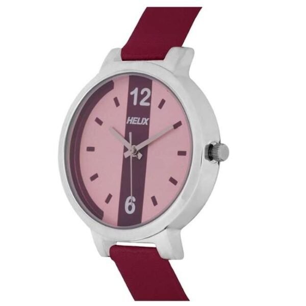Helix Women Pink Dial Quartz Watch -TW041HL07