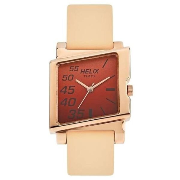 Helix Women Brown Dial Quartz Watch -TW044HL04