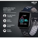 Helix Unisex Black Dial Digital Watch -TW0HXW407T