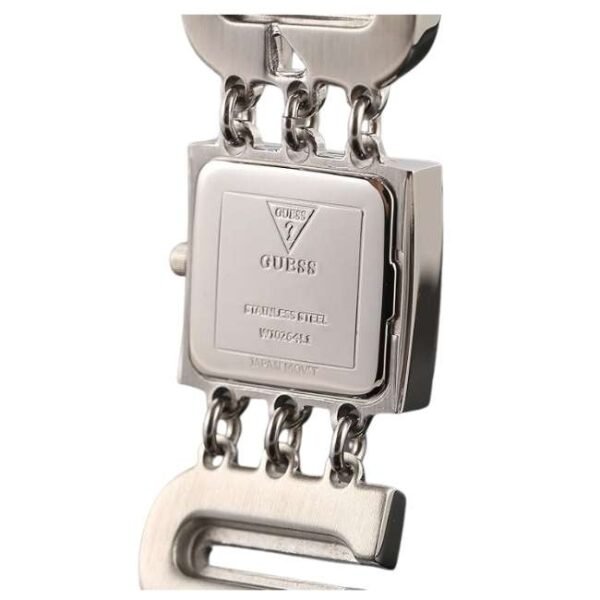 Guess Women Logo Glam Silver Dial Quartz Watch-W10264L1