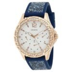Guess Women Fashion White Dial Quartz Watch-W1096L4