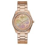 Guess Women Pink Dial Quartz Watch-W1201L3