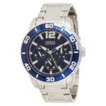 Guess Men Blue Dial Quartz Watch-W1249G2