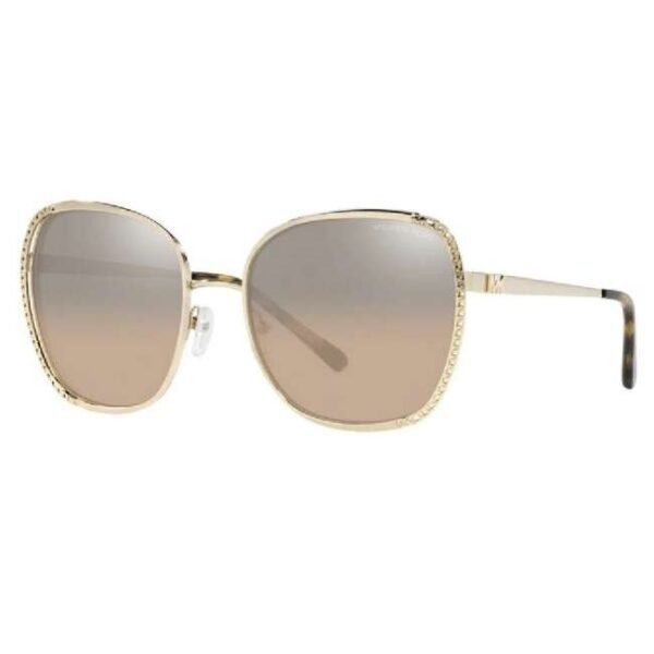 Michael Kors Women Amsterdam Butterfly Light Gold Sunglass - 0MK1090 10148Z59