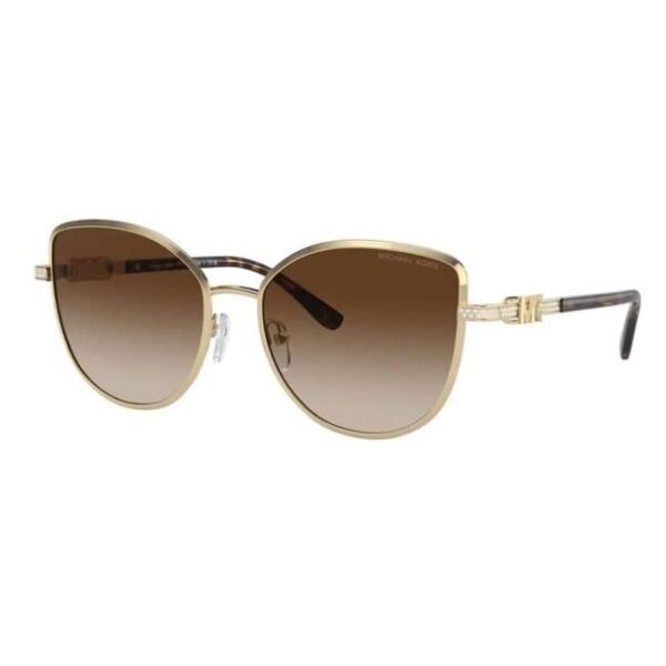 Michael Kors Women Glamour Cat Eye Gold Sunglass - 0MK1144B 10141356