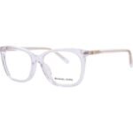 Michael Kors Women Rectangle Polished Clear Eyeglass - 0MK4080U 3015 52