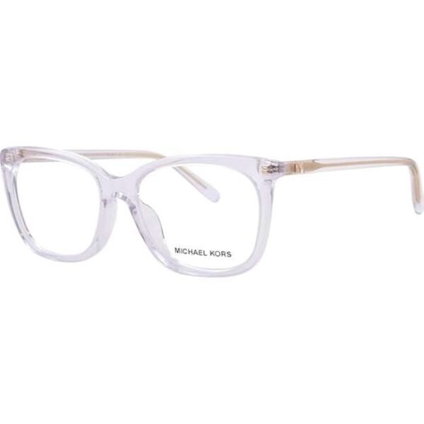 Michael Kors Women Rectangle Polished Clear Eyeglass - 0MK4080U 3015 52