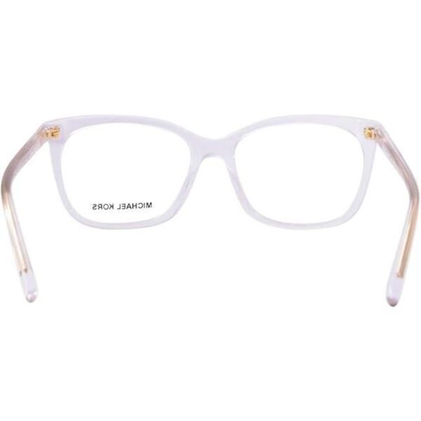 Michael Kors Women Rectangle Polished Clear Eyeglass - 0MK4080U 3015 52