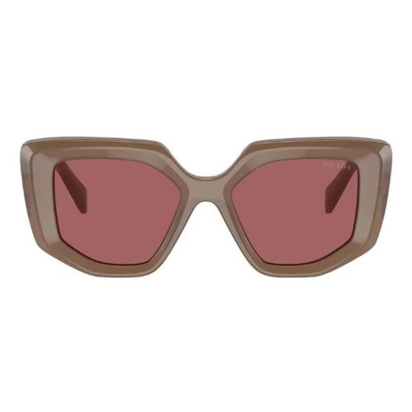 Prada Women Opal Loden Brown Geometric Sunglass - 0PR 14ZS 11S08S50