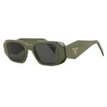 Prada Women Sage Green Rectangle Sunglass - 0PR 17WS 1355S049