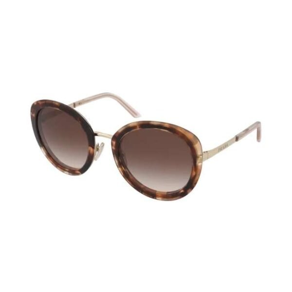 Prada Women Havana Oval Sunglass - 0PR 54YS 04Y0A653