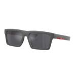 Prada Men Gray Square Sunglass - 0PS 02ZSU 18K60A58