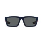 Prada Men Matte Blue Square Sunglass - 0PS 02ZSU MAG06F58