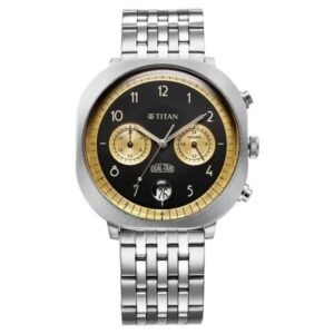 Titan Timeless Treasures Men Black Dial Analog With Dual Time - 10022SM02