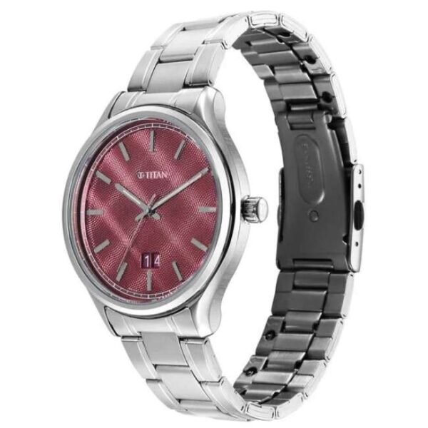 Titan Palette Of Time Men Maroon Dial Quartz - 10033SM02