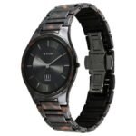 Titan Ceramic Camo Quartz Analog Green Dial Ceramic Strap Watch For Men - 1696kc04