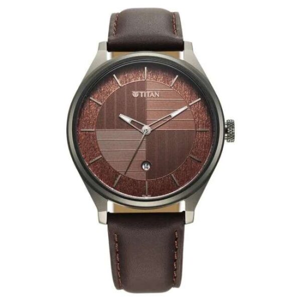 Titan Neo Economy Men Brown Dial Quartz - 1802QL02