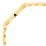 Titan Edge Squircle Camo Quartz Analog Yellow Dial Ceramic Strap Watch For Unisex - 1841qc08