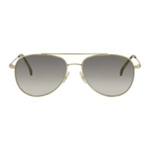 Carrera Unisex Gold Aviator Sunglass - 187/S06J56Ez