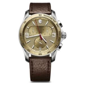 Victorinox Men Gold Dial Quartz Watch - 241659