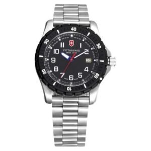 Victorinox Men Black Dial Quartz Watch - 241675